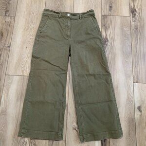 Everlane The Wide-Leg Crop Pant Size 12